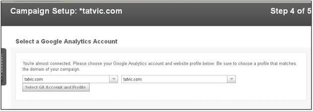 Google Analytics Integration Step 3