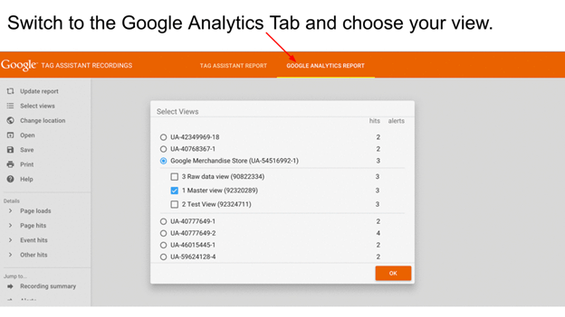  debug Google Analytics implementations