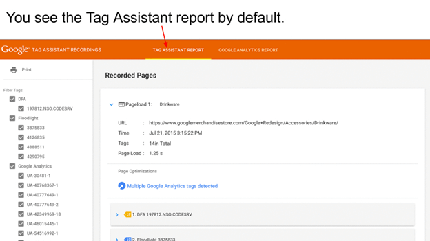 Validate Google Analytics implementations