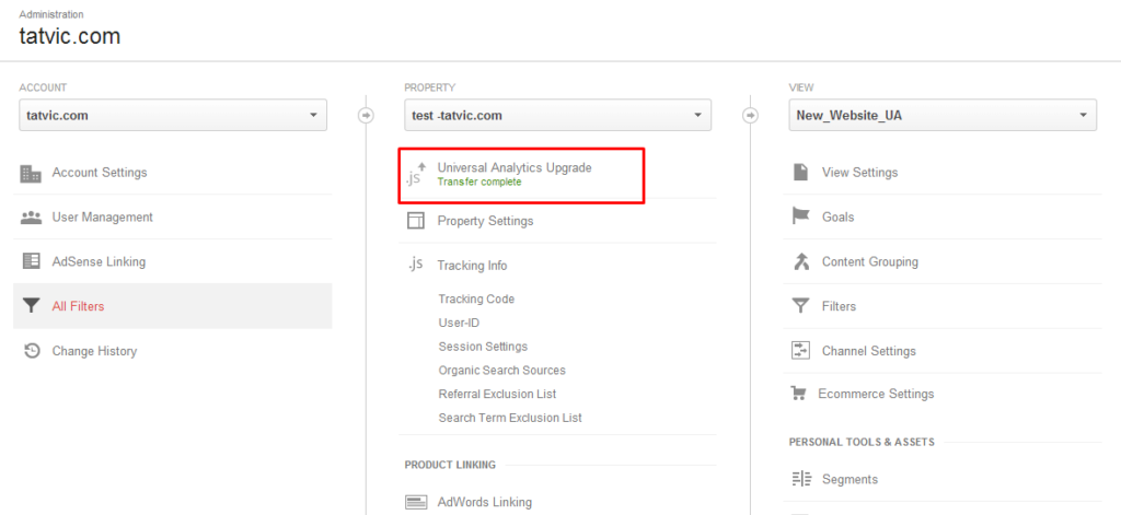 Migrate to Universal Analytics