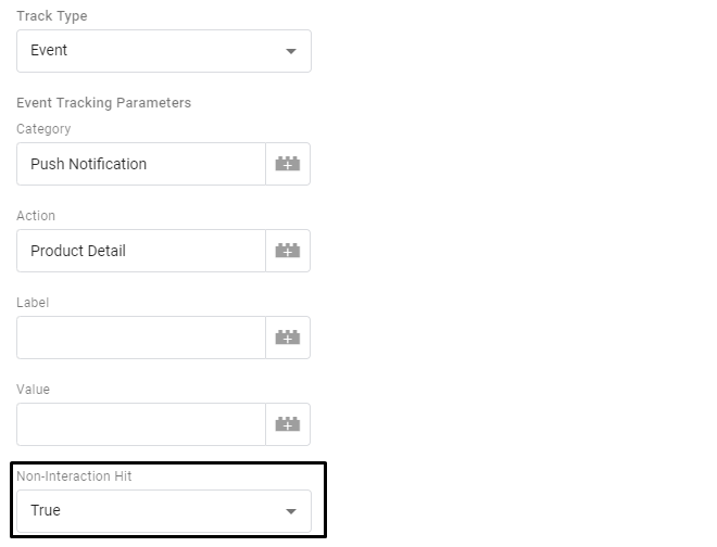 non-interaction hits tracking using Google Tag Manager