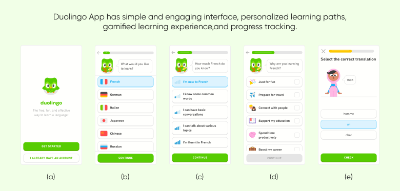 Best Examples of Mobile User Experience Design for 2024 - Duolingo