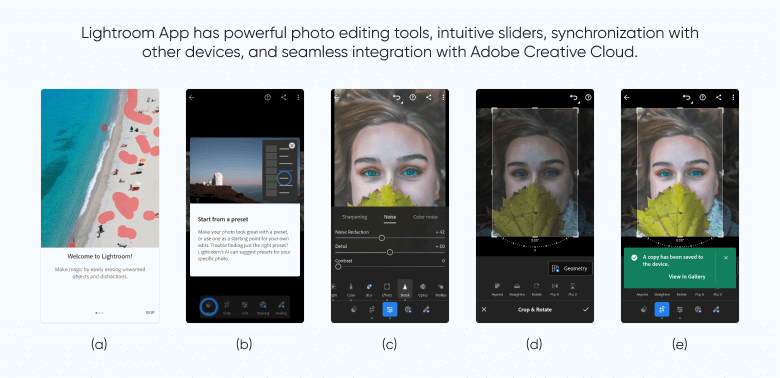 Examples of Great Mobile User Experience of 2024: Adobe Lightroom