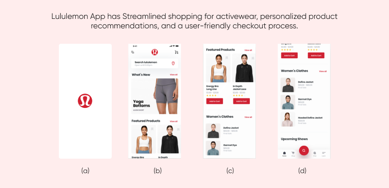 Examples of Great Mobile User Experience of 2024: Lululemon App