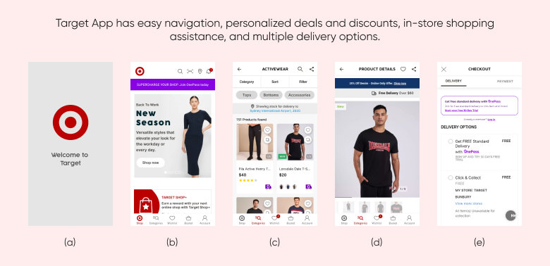 Examples of Great Mobile User Experience of 2024: Target app