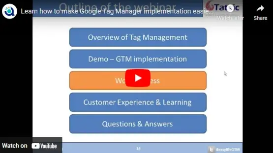 Learn how to make Google Tag Manager implementation easier