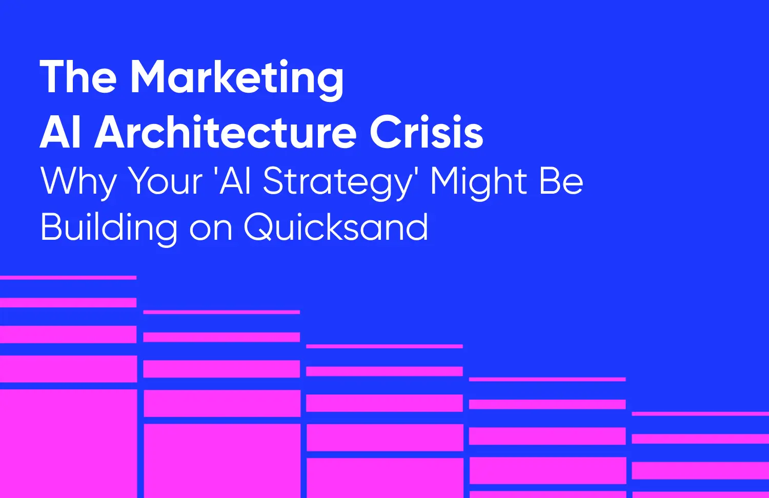 The Marketing AI Architecture Crisis - Tatvic Agentic AI Services in Marketing