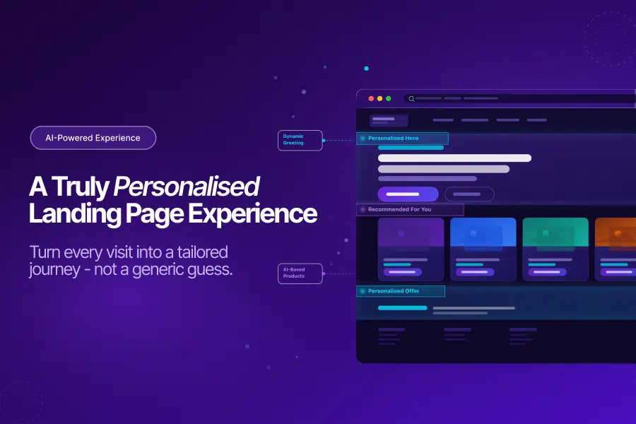 Landing page personalization